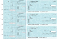 Swirls Payroll Invoice Business Checks | BU3-7CDS24-PIN