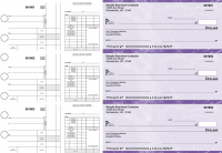 Purple Marble Disbursement Payroll Business Checks | BU3-7UMA01-FSP